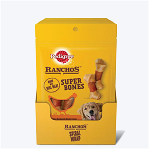 Pedigree Ranchos Super Bones Chicken And Milky Dog Treat 70 gm