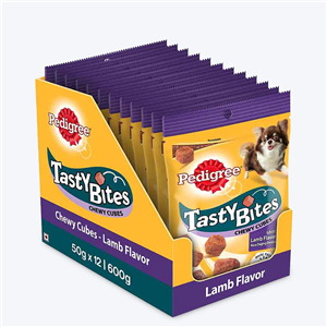 Pedigree Tasty Bites Chewy Cubes Dog Treat Lamb Flavour