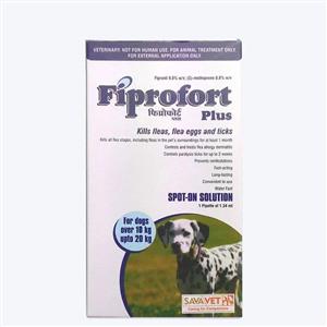 Fiprofort Plus Spot- Ticks & Fleas Solution for Dogs (10-20 kg)