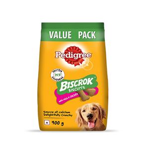 Pedigree All Life Stages Biscrok Biscuits Above 4 Months Milk and Chicken Flavor