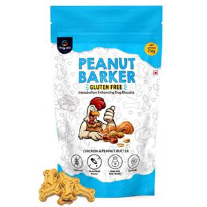 Goofy Tails Peanut Barker Chicken Biscuit Treats for Dogs and Puppies