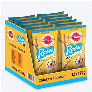 Pedigree Rodeo Chicken Stick Adult Dog Treats - 12 x 123 g