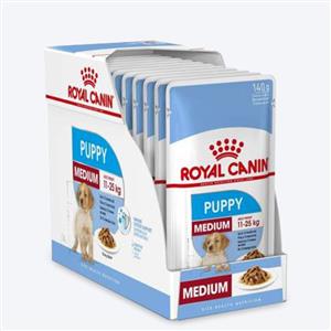 Royal Canin Puppy Medium Wet Puppy Food Box - 1.4 kg (10X140gms)