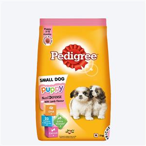 Pedigree Small Breed Dry Puppy Food - Lamb & Milk