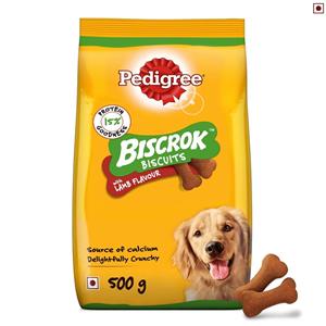 Pedigree Biscrok Biscuits Dog Treat Above 4 Months Lamb Flavour